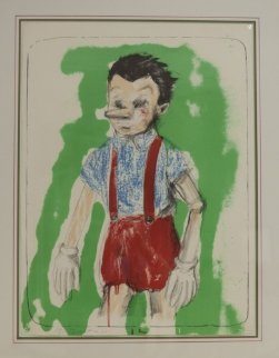 Pinnochio Coming From the Green 2011 Limited Edition Print - Jim Dine Pinnochio Coming From the Green 2011 Limited Edition Print - Jim Dine