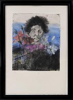 Nancy Outside in July #6, Flowers of the Holy Land 1979 Limited Edition Print by Jim Dine - 2 Nancy Outside in July #6, Flowers of the Holy Land 1979 Limited Edition Print by Jim Dine - 2