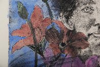 Nancy Outside in July #6, Flowers of the Holy Land 1979 Limited Edition Print by Jim Dine - 3 Nancy Outside in July #6, Flowers of the Holy Land 1979 Limited Edition Print by Jim Dine - 3