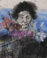 Nancy Outside in July #6, Flowers of the Holy Land 1979 Limited Edition Print by Jim Dine - 0 Nancy Outside in July #6, Flowers of the Holy Land 1979 Limited Edition Print by Jim Dine - 0