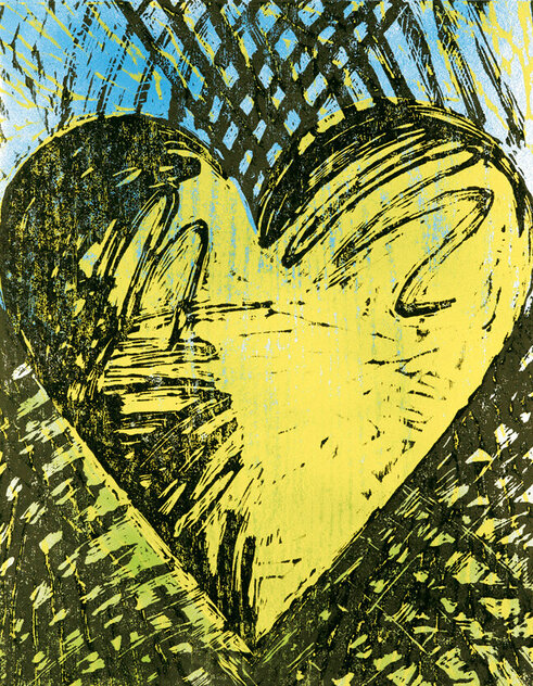 A Sunny Woodcut 1982 HS Limited Edition Print by Jim Dine