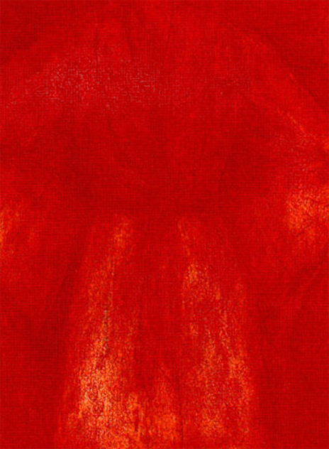 Sitting with Me Red 1996 58x42 #1 in edition Huge - HS - Mural Size Limited Edition Print by Jim Dine