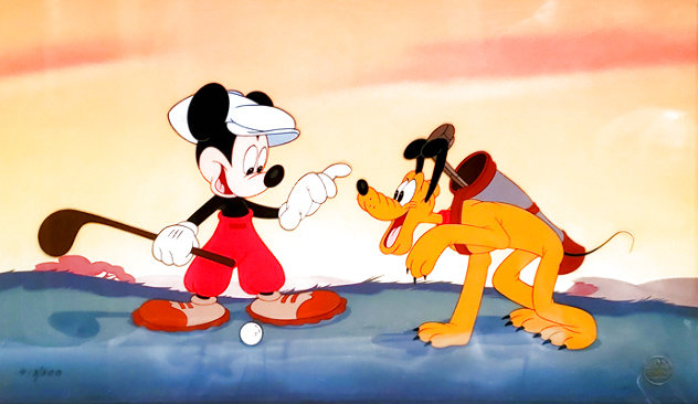 Canine Caddy 1994 - Golf Limited Edition Print by  Disney Cels