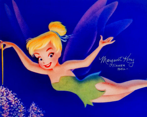Tinkerbell Poster HS by Margaret Kerry Limited Edition Print -  Disney Cels