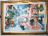 Venice, Flowers By the Canal Limited Edition Print by Antonio Di Viccaro - 1