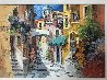 Coloring Mel Vicolo 1971 38x50 Original Painting by Antonio Di Viccaro - 1