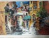 Coloring Mel Vicolo 1971 38x50 Original Painting by Antonio Di Viccaro - 2