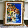 Riflesse Sul Lago 2005 41x33 Huge Original Painting by Antonio Di Viccaro - 1