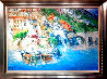 Sulla Costiera 44x60 - Huge - Italy Original Painting by Antonio Di Viccaro - 1