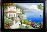 Untitled Early Seascape Painting - 1970 28x37 Original Painting by Antonio Di Viccaro - 10