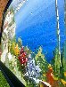 Untitled Early Seascape Painting - 1970 28x37 Original Painting by Antonio Di Viccaro - 2