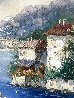 Untitled Mediterranean Seascape - EARKY - 1970 26x30 Original Painting by Antonio Di Viccaro - 3