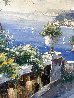 Untitled Mediterranean Seascape - EARKY - 1970 26x30 Original Painting by Antonio Di Viccaro - 5