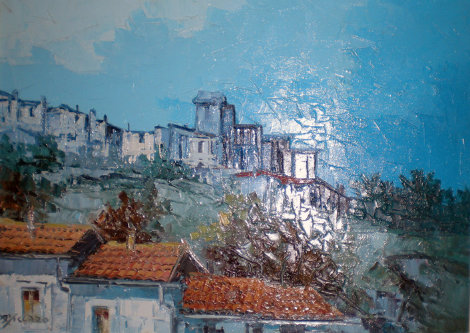 Veduto / The View Painting -  23x32 Original Painting - Antonio Di Viccaro