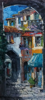 Luce in Primo Piano 2004 22x38 Original Painting - Antonio Di Viccaro Luce in Primo Piano 2004 22x38 Original Painting - Antonio Di Viccaro