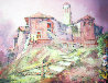 Landscape 1969 27x19 Original Painting by Antonio Di Viccaro - 0 Landscape 1969 27x19 Original Painting by Antonio Di Viccaro - 0
