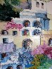 Positano Colori, Italy 1995 55x39 Huge Original Painting by Antonio Di Viccaro - 7