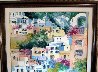 Positano Colori, Italy 1995 55x39 Huge Original Painting by Antonio Di Viccaro - 2