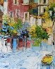 Positano, Italy 1971 35x27 Original Painting by Antonio Di Viccaro - 1