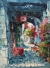 Capri - Vicolo in Attorro 1971 65x85 Original Painting by Antonio Di Viccaro - 0 Capri - Vicolo in Attorro 1971 65x85 Original Painting by Antonio Di Viccaro - 0