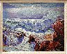 Roar of the Surf, Monterey 27x33 - California Original Painting by David Lloyd Glover - 2