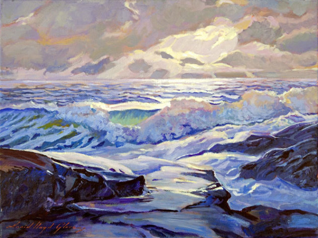 Ocean Is My Power 2005 11x15 Original Painting by David Lloyd Glover