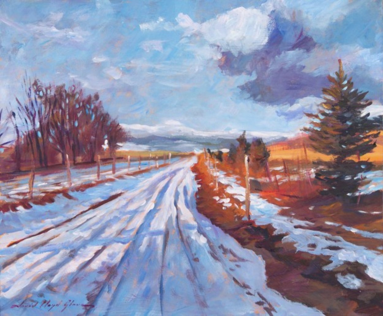 Storm Passing 2013 20x24 Original Painting by David Lloyd Glover Storm Passing 2013 20x24 Original Painting by David Lloyd Glover