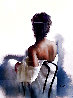 Untitled Watercolor 46x37 - Huge Watercolor by Angel Domingo - 0