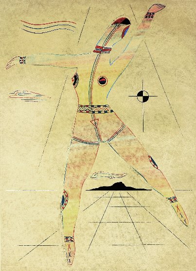 neal doty artwork, abstract , surrealist print, dancing figures by Neal ...