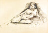 Untitled Nude Drawing 23x29 Drawing by Neal Doty - 0