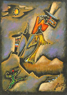 Lead On 12x9 Original Painting - Neal Doty Lead On 12x9 Original Painting - Neal Doty
