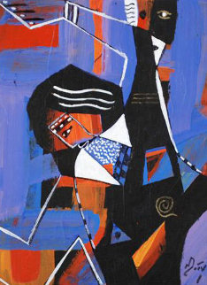 Jump For Boy 2009 12x9 Original Painting - Neal Doty Jump For Boy 2009 12x9 Original Painting - Neal Doty