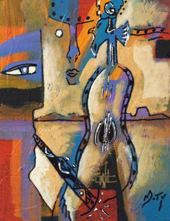 Third Man II 2009 12x9 Original Painting - Neal Doty Third Man II 2009 12x9 Original Painting - Neal Doty