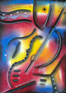 Prodigy Pastel 34x20 Works on Paper (not prints) - Neal Doty Prodigy Pastel 34x20 Works on Paper (not prints) - Neal Doty