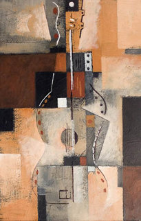 Post-Cubist Guitar II 2002 Limited Edition Print - Neal Doty Post-Cubist Guitar II 2002 Limited Edition Print - Neal Doty