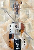 Hardanger Fiddle 2000 Embellished Limited Edition Print by Neal Doty - 0 Hardanger Fiddle 2000 Embellished Limited Edition Print by Neal Doty - 0