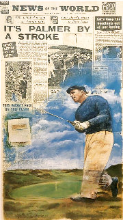 Arnold Palmer - Dubbing of the King (Royal Birkdale) Limited Edition Print - Doug London Arnold Palmer - Dubbing of the King (Royal Birkdale) Limited Edition Print - Doug London