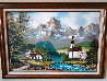 Untitled Landscape 1978 30x42 Original Painting by Lionel Dougy - 1