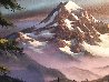 Snow Capped Mountain Landscape 24x36 Original Painting by Lionel Dougy - 5