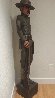 World War I Doughboy Carved Basswood Sculpture 66 in Sculpture by Jack Dowd - 2 World War I Doughboy Carved Basswood Sculpture 66 in Sculpture by Jack Dowd - 2