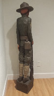 World War I Doughboy Unique Carved Basswood Sculpture 66 in Sculpture by Jack Dowd - 3 World War I Doughboy Unique Carved Basswood Sculpture 66 in Sculpture by Jack Dowd - 3