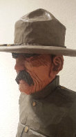 World War I Doughboy Unique Carved Basswood Sculpture 66 in Sculpture by Jack Dowd - 4 World War I Doughboy Unique Carved Basswood Sculpture 66 in Sculpture by Jack Dowd - 4