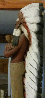 Chief Cigar Store Wooden Indian Sculpture 1977 84 in Tall Sculpture by Jack Dowd - 1 Chief Cigar Store Wooden Indian Sculpture 1977 84 in Tall Sculpture by Jack Dowd - 1