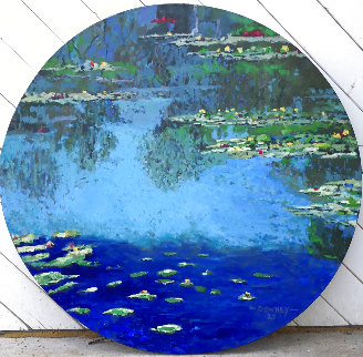 Monets Garden 2020 41 in Original Painting - Dennis Downey Monets Garden 2020 41 in Original Painting - Dennis Downey