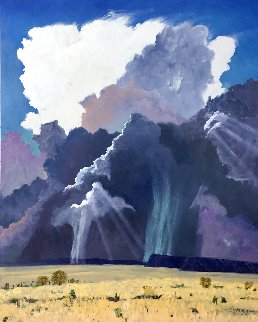 Verga 2018  72x60 Huge Original Painting - Dennis Downey