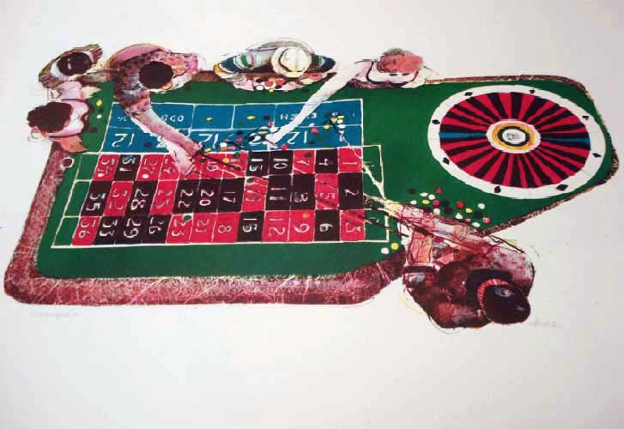 Gamblers Suite: Croupier Limited Edition Print by John Doyle Gamblers Suite: Croupier Limited Edition Print by John Doyle
