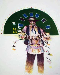 Gamblers Suite: Dealer Limited Edition Print - John Doyle Gamblers Suite: Dealer Limited Edition Print - John Doyle