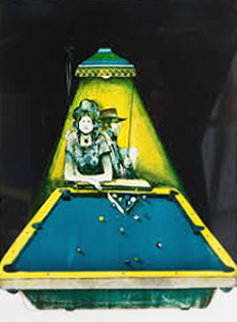 Gamblers Suite: Pool Players 1976 Limited Edition Print - John Doyle