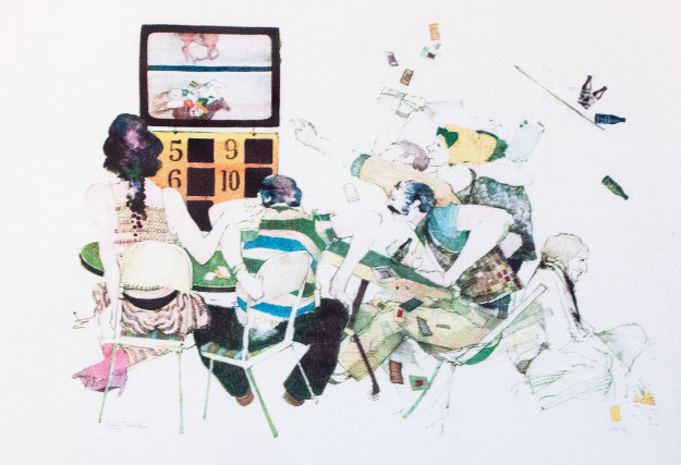 Off Track 1970 Limited Edition Print by John Doyle Off Track 1970 Limited Edition Print by John Doyle
