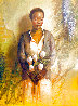 He Loves Me, He Loves Me Not 2008 45x35 - Huge Original Painting by John Carroll Doyle - 0